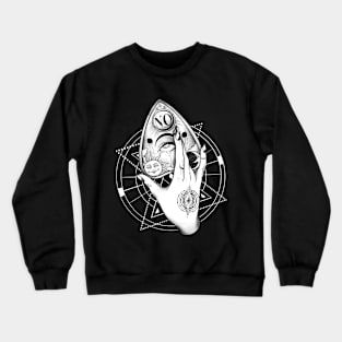 Ouija Board Tattoo Hand - white Crewneck Sweatshirt